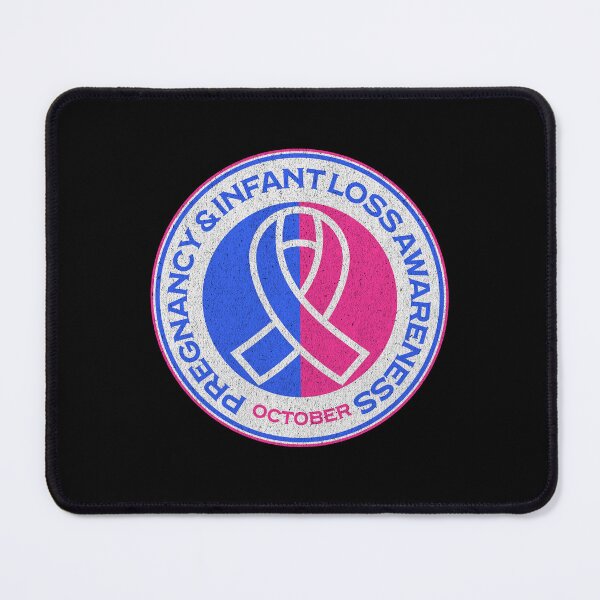 Item preview, Pregnancy & Infant Loss Awareness October Blue Pink Ribbon designed and sold by chrisrivait.