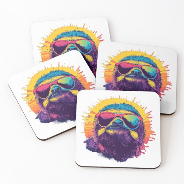 Item preview, Retro Sloth Humor – Funny, Lazy & Chill Artwork designed and sold by harmzk90.