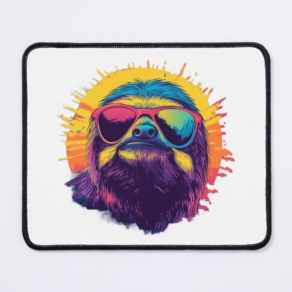 Item preview, Retro Sloth Humor – Funny, Lazy & Chill Artwork designed and sold by harmzk90.