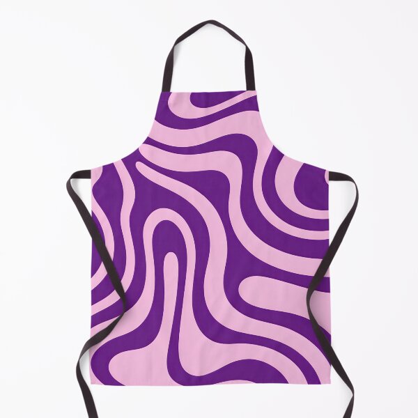 Item preview, Retro Modern Groovy Fluid Wavy Pattern  Purple designed and sold by Prints and Lifestyle.