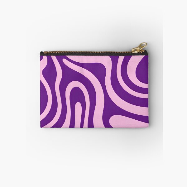 Item preview, Retro Modern Groovy Fluid Wavy Pattern  Purple designed and sold by Prints and Lifestyle.