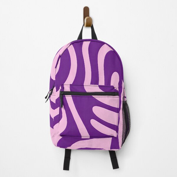 Item preview, Retro Modern Groovy Fluid Wavy Pattern Purple designed and sold by Prints and Lifestyle.