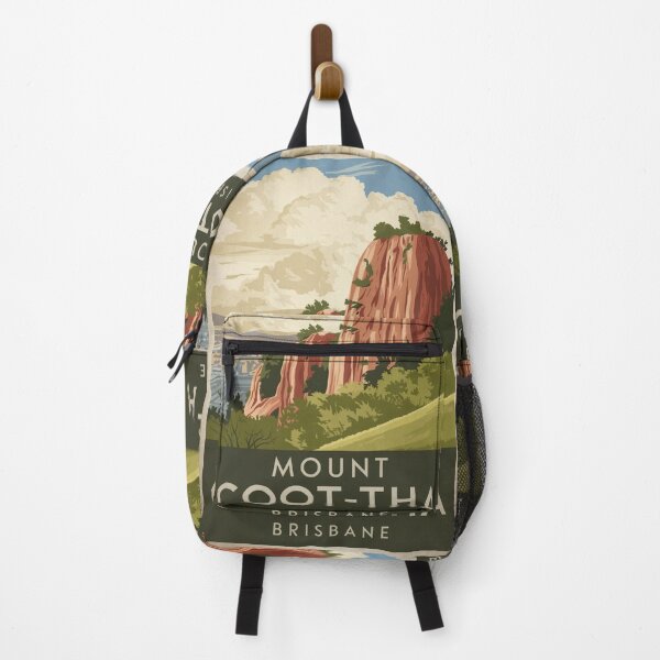 Item preview, Brisbane Vintage Travel Poster designed and sold by TravelerRat.