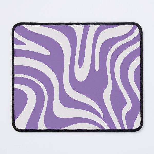 Item preview, Retro Modern Groovy Fluid Wavy Pattern , violet designed and sold by Prints and Lifestyle.