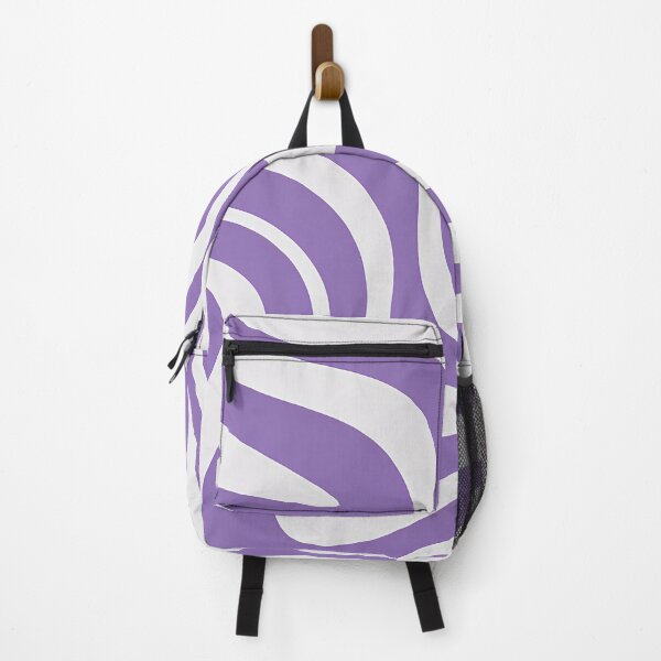 Item preview, Retro Modern Groovy Fluid Wavy Pattern , violet designed and sold by Prints and Lifestyle.