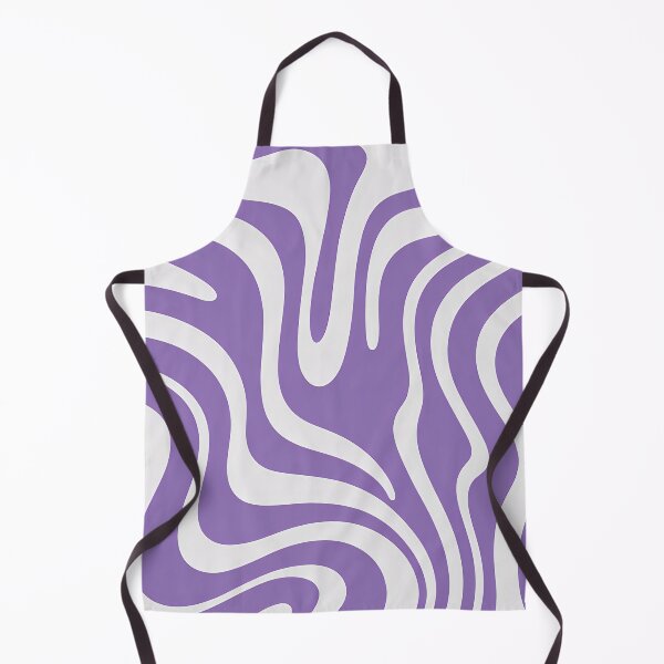 Item preview, Retro Modern Groovy Fluid Wavy Pattern , violet designed and sold by Prints and Lifestyle.