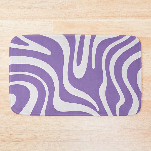 Item preview, Retro Modern Groovy Fluid Wavy Pattern , violet designed and sold by Prints and Lifestyle.