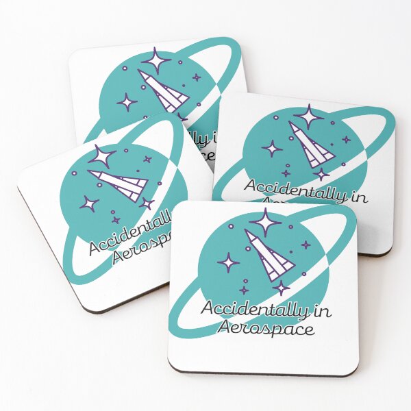 Item preview, Accidentally in Aerospace - Teal Logo designed and sold by kellilio.