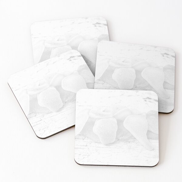 Item preview, IMAGE PRINT ONLY White Sea Glass - Calming Minimalist Calm Space Minimalism - Appearance Light Gray Beach Glass - Photo 1 of 8 designed and sold by Beachy.
