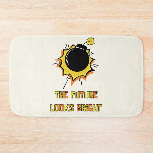 Item preview, The Future Looks Bright. Ironic Comic-Style Explosion Dark Homour designed and sold by Rebel-Design.