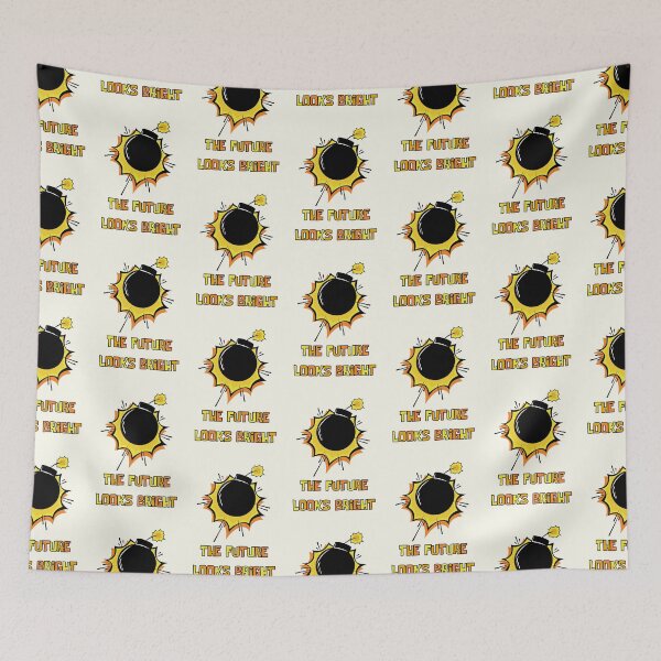 Item preview, The Future Looks Bright. Ironic Comic-Style Explosion Dark Homour designed and sold by Rebel-Design.