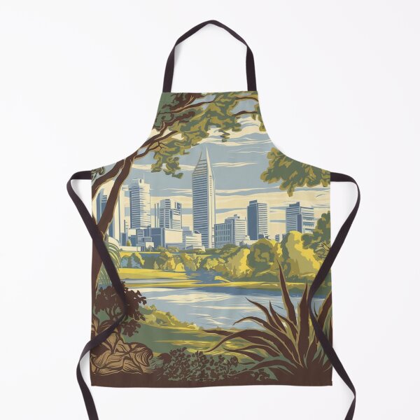 Item preview, Perth Vintage Travel Poster designed and sold by TravelerRat.