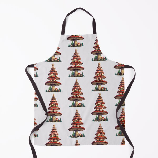 Item preview, Christmas Mushroom Tree With Elves | Cozy Holiday Collection designed and sold by monkeybusiness.pt.