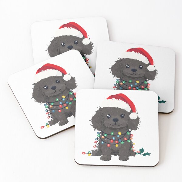 Item preview, Cavapoo Oodle Doodle Christmas Dog - Black designed and sold by wotsthis.