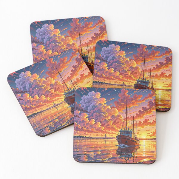 Item preview, Fishing at dawn designed and sold by redmoon64.