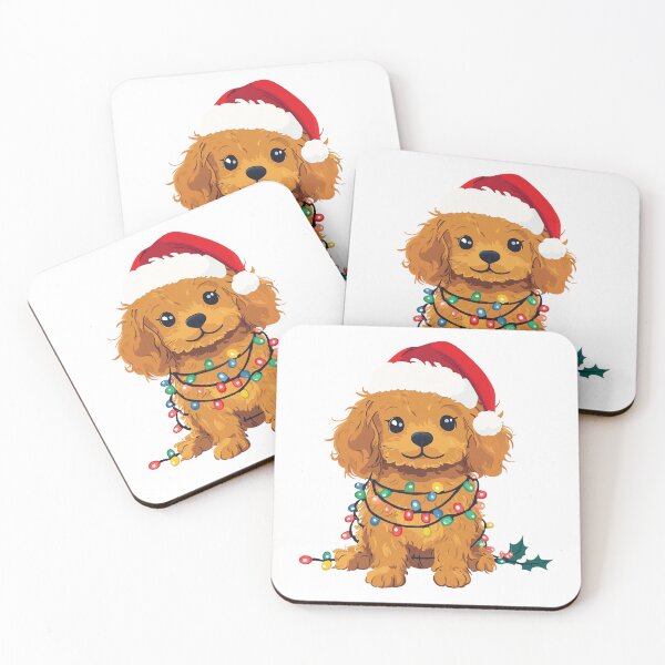 Item preview, Cavapoo Oodle Doodle Christmas Dog - Gold designed and sold by wotsthis.