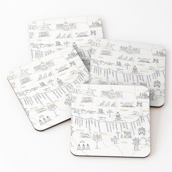 Item preview, Route 66 Map designed and sold by Rt66Myth.