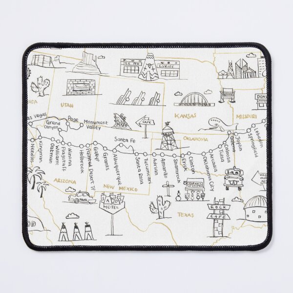 Item preview, Route 66 Map designed and sold by Rt66Myth.
