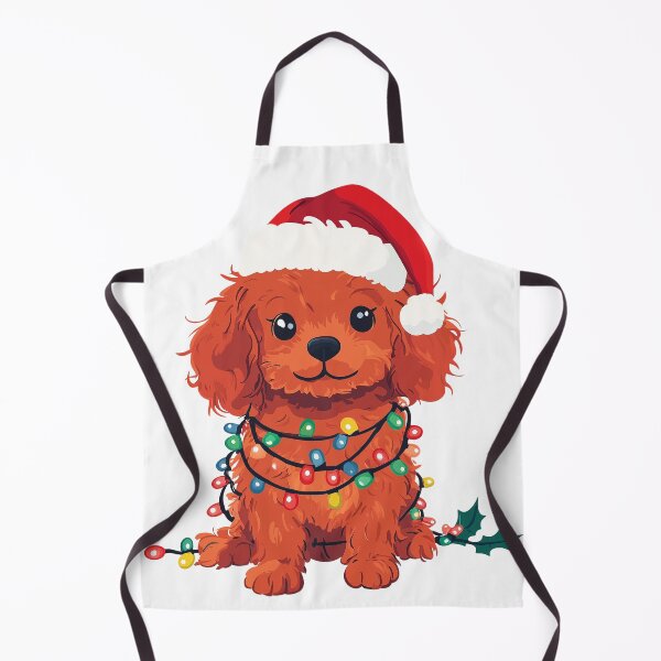Item preview, Cavapoo Oodle Doodle Christmas Dog - Ruby Red designed and sold by wotsthis.