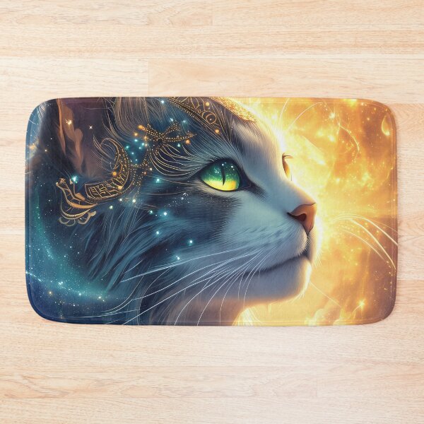 Item preview, Celestial Cat Goddess | Mystical Fantasy Feline designed and sold by MystiqSlav.