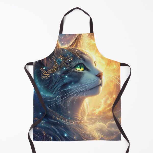 Item preview, Celestial Cat Goddess | Mystical Fantasy Feline designed and sold by MystiqSlav.