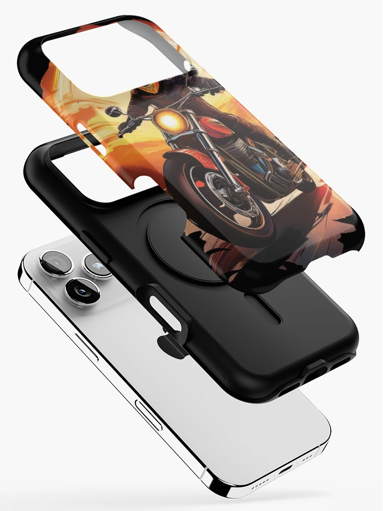Thumbnail 2 of 4, iPhone Case, Sunset Ride designed and sold by TeeLabDesign.