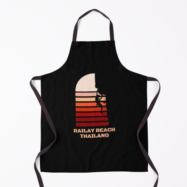 Item preview, Railay Beach Thailand - Rock Climber And Vintage Sunset Design designed and sold by RektRepublic.