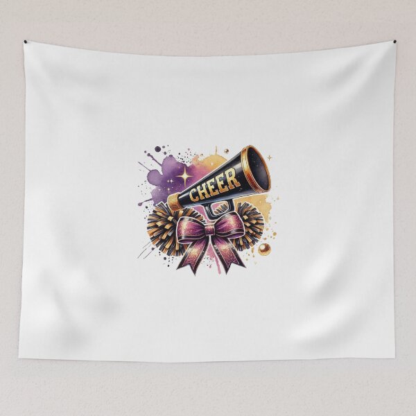 Item preview, Cheerleader Spirit Megaphone and Pom-Poms  designed and sold by momo9981.