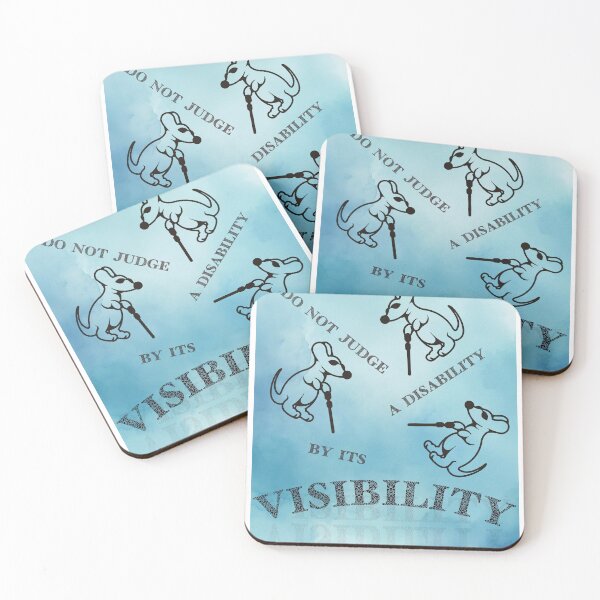 Item preview, Don't Judge A Disability By Its Visibility And Three Blind Mice designed and sold by SwanAndStone.