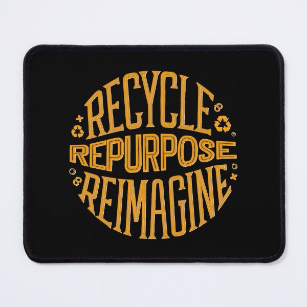 Item preview, Orange Recycle Repurpose Reimagine | Environmental | Earth Day designed and sold by PinkGoddessLove.