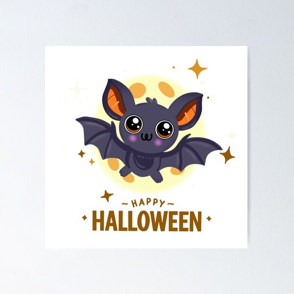 Item preview, Happy Halloween Bat version 2 designed and sold by ArndtDesign.
