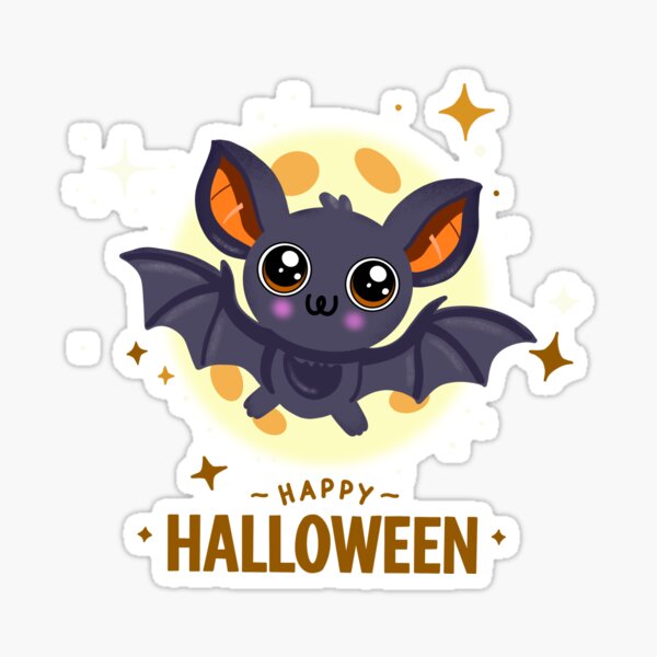 Item preview, Happy Halloween Bat version 2 designed and sold by ArndtDesign.