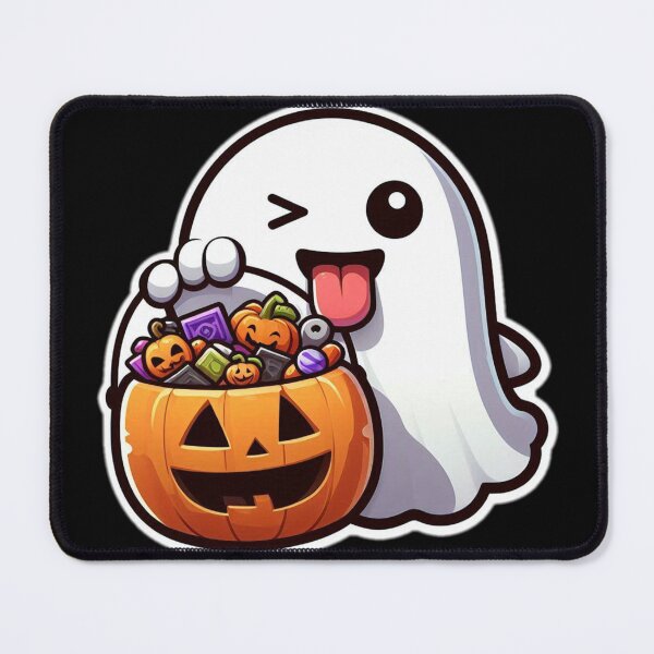 Item preview, Halloween _ Ghost asking for candy designed and sold by Arleven.
