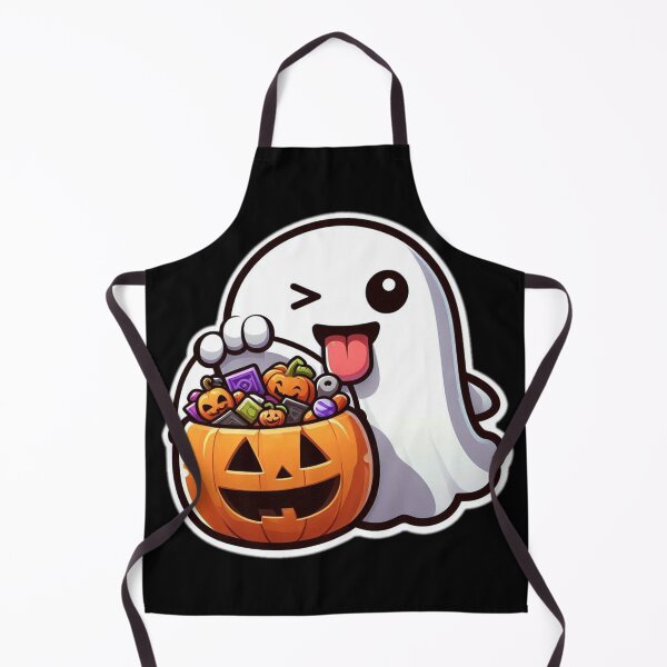 Item preview, Halloween _ Ghost asking for candy designed and sold by Arleven.