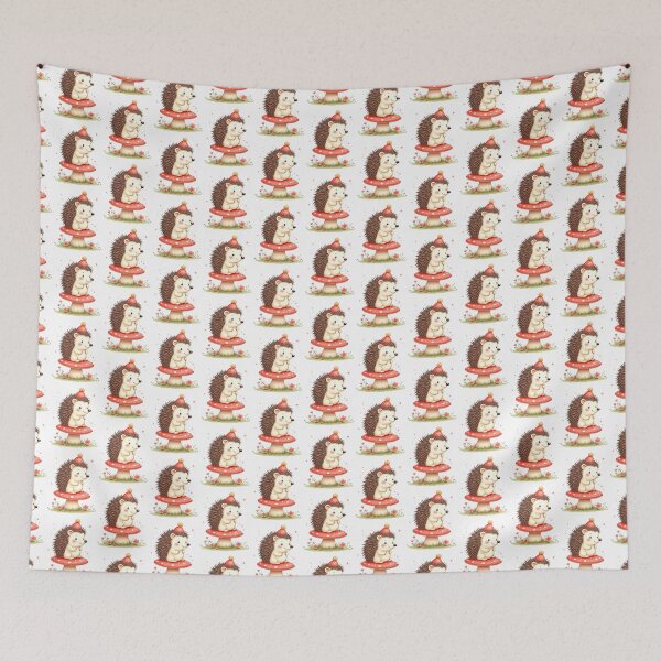 Item preview,  Hedgehog on Mushroom designed and sold by WildlifeInc.