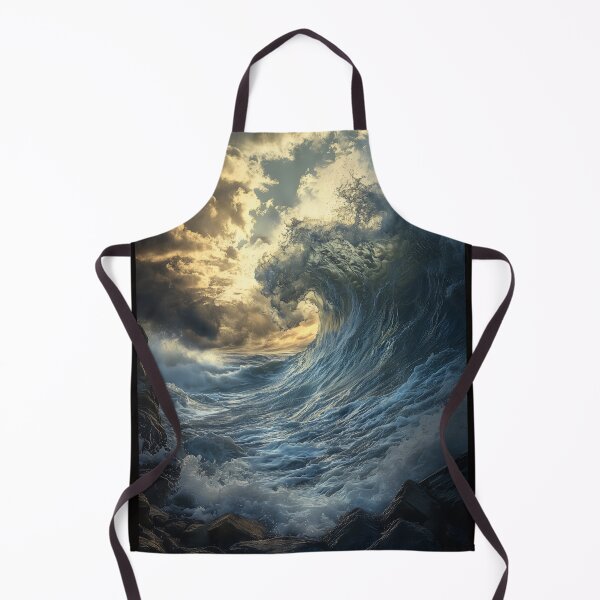 Item preview, Giant Wave Crashing designed and sold by AIArtArchitect.