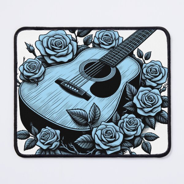Item preview, Flowers growing from the guitar designed and sold by goAnecha.