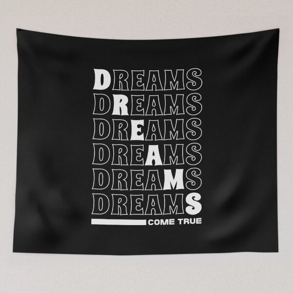 Item preview, Dreams Come True Inspirational Quote designed and sold by NessiCreates.