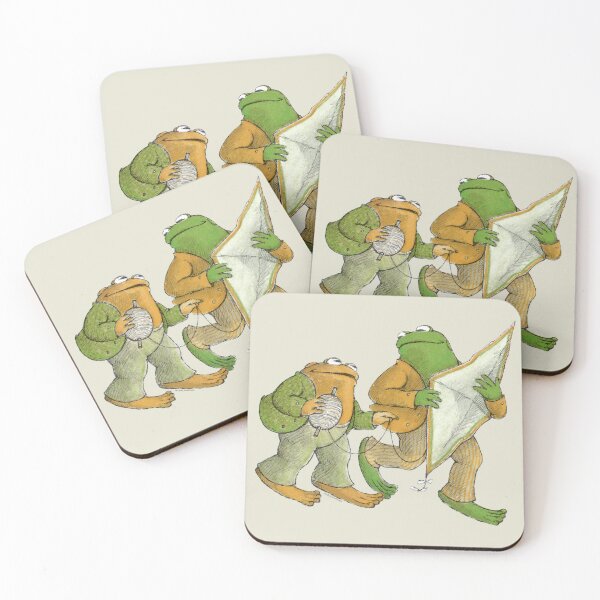 Item preview, Frog and Toad literary cottagecore illustration designed and sold by egomsrud.