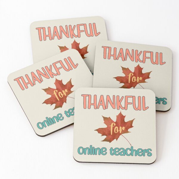 Item preview, Thankful for online teachers designed and sold by mariya-ivanova.