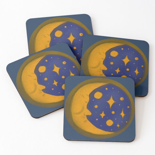 Item preview, 90s Celestial Moon and Stars designed and sold by GobboYaga.