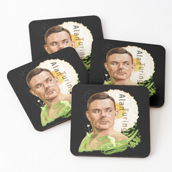 Item preview, Alan Turing Daisy with Patterns, Painting with Text designed and sold by AK-Hevonen.