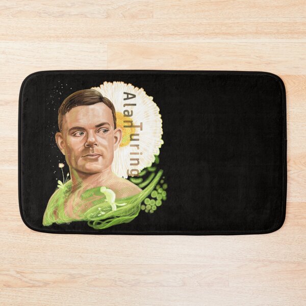 Item preview, Alan Turing Daisy with Patterns, Painting with Text designed and sold by AK-Hevonen.
