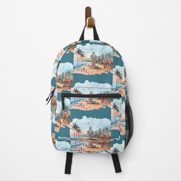 Item preview, 3D Sketch of Puerto Vallarta - Artistic Beachside Paradise" designed and sold by PaintMeWorld.
