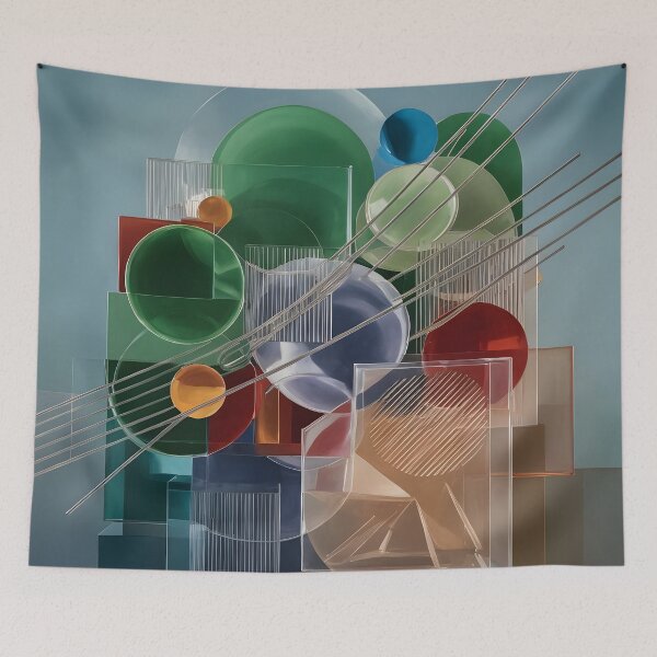 Item preview, Colors and Figures - Abstraction - Part IB designed and sold by kjp-design.