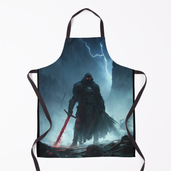 Item preview, Dark Knight with Bloody Sword designed and sold by AIArtArchitect.