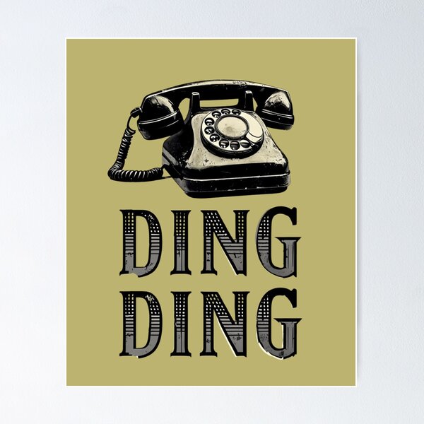 Item preview, Old Phone DING DING designed and sold by GemiGarp.