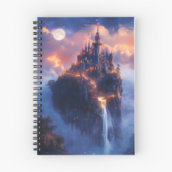 Item preview, Fantasy Castle on Cliff designed and sold by AIArtArchitect.