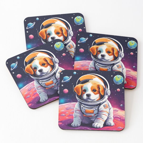 Item preview, Puppy Astronaut Explores the Cosmos 2 designed and sold by Tom-Johnson.