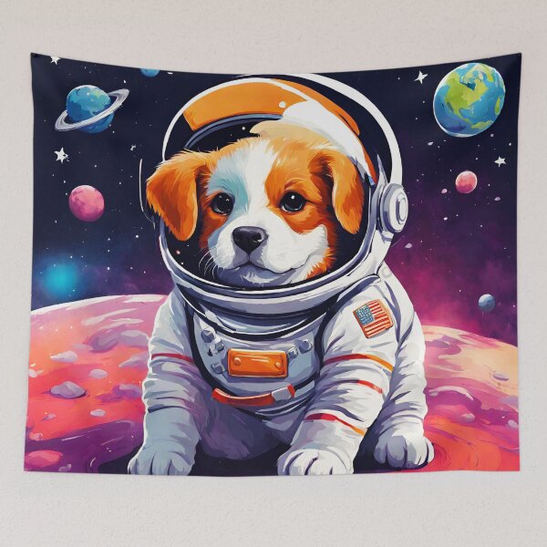 Item preview, Puppy Astronaut Explores the Cosmos 2 designed and sold by Tom-Johnson.